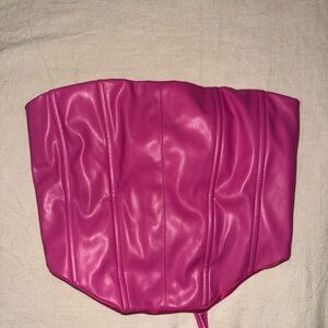 Vibrant Pink Corset Top